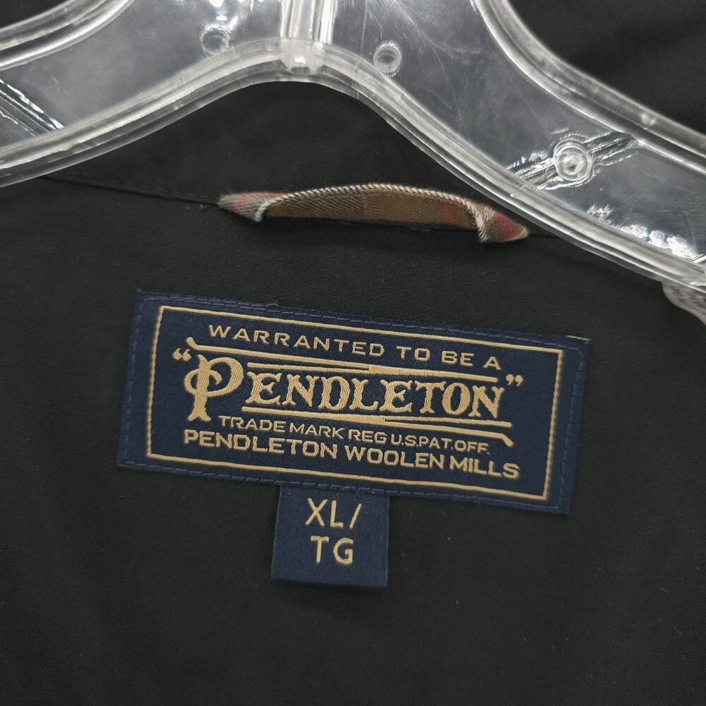 Pendleton Black Hooded Water-Resistant Trench Coat - Picture 9 of 12